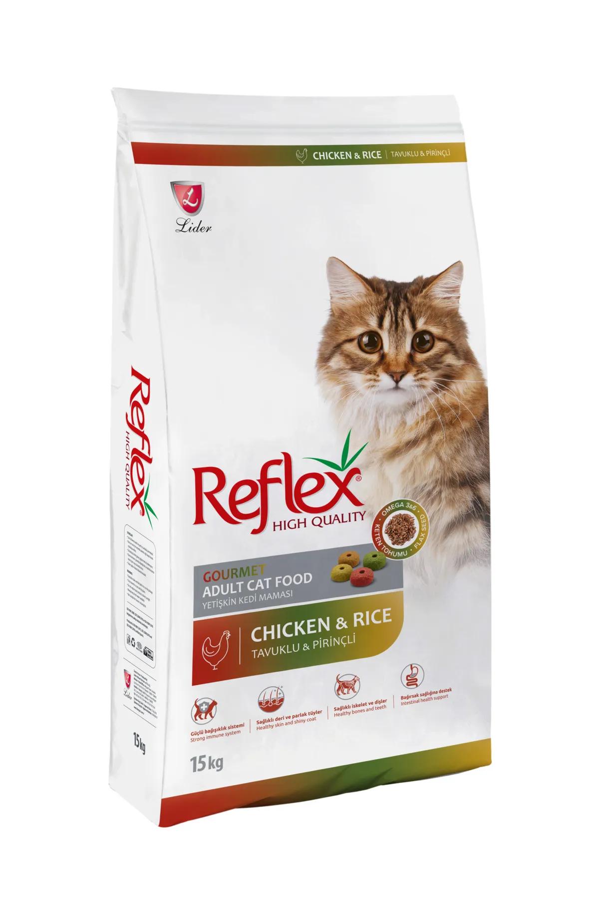 Reflex%2015%20Kg%20Gourmet%20Tavuklu%20&%20Pirinçli%20Yetişkin%20Kedi%20Maması%20