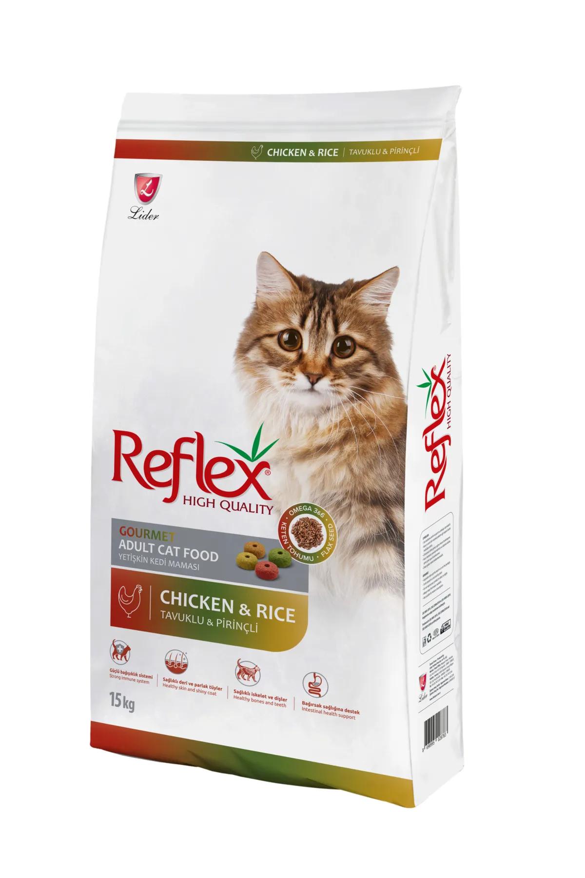 Reflex%2015%20Kg%20Gourmet%20Tavuklu%20&%20Pirinçli%20Yetişkin%20Kedi%20Maması%20