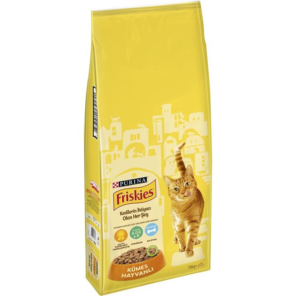 Purina%2015%20Kg%20Friskies%20Yetişkin%20Kümes%20Hayvanlı%20Kedi%20Maması