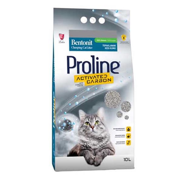 ProLine%20Aktif%20Karbonlu%20Bentonit%20Kedi%20Kumu%2010%20LT