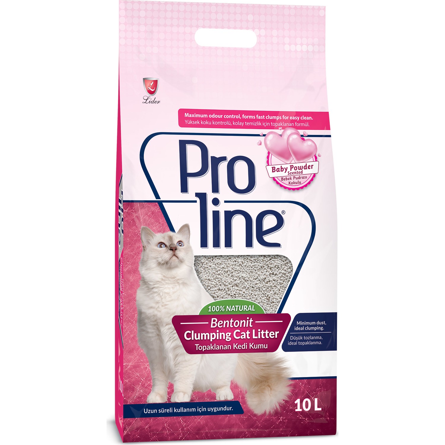 ProLine%2010%20Lt%20Bebek%20Pudrası%20Kokulu%20Topaklanan%20Kedi%20Kumu%20