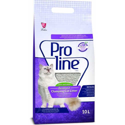 Proline10%20Lt%20Lavanta%20Kokulu%20İnce%20Taneli%20Topaklaşan%20Kedi%20Kumu%20