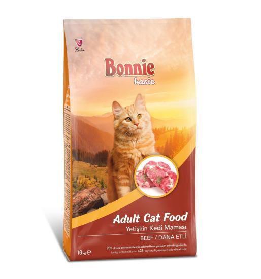 Bonnie 10 Kg Dana Etli Yetişkin Kedi Maması 