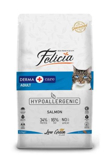 Felicia Derma Care 12 Kg Somonlu Düşük Tahıllı Yetişkin Kedi Maması