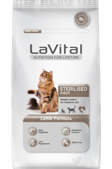 La Vital 12 Kg Kuzu Etli Yetişkin Kısır  Kedi Maması 