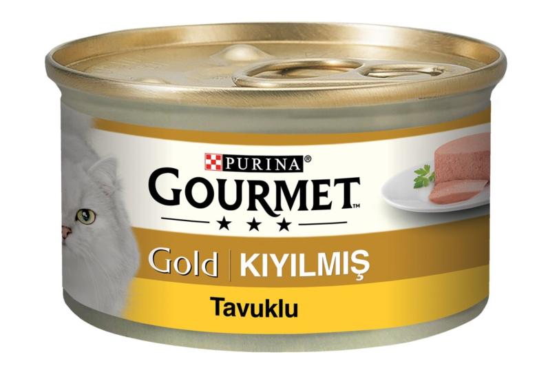 Gourmet Gold Kıyılmış Tavuklu Yaş Kedi Maması 85g Konserve