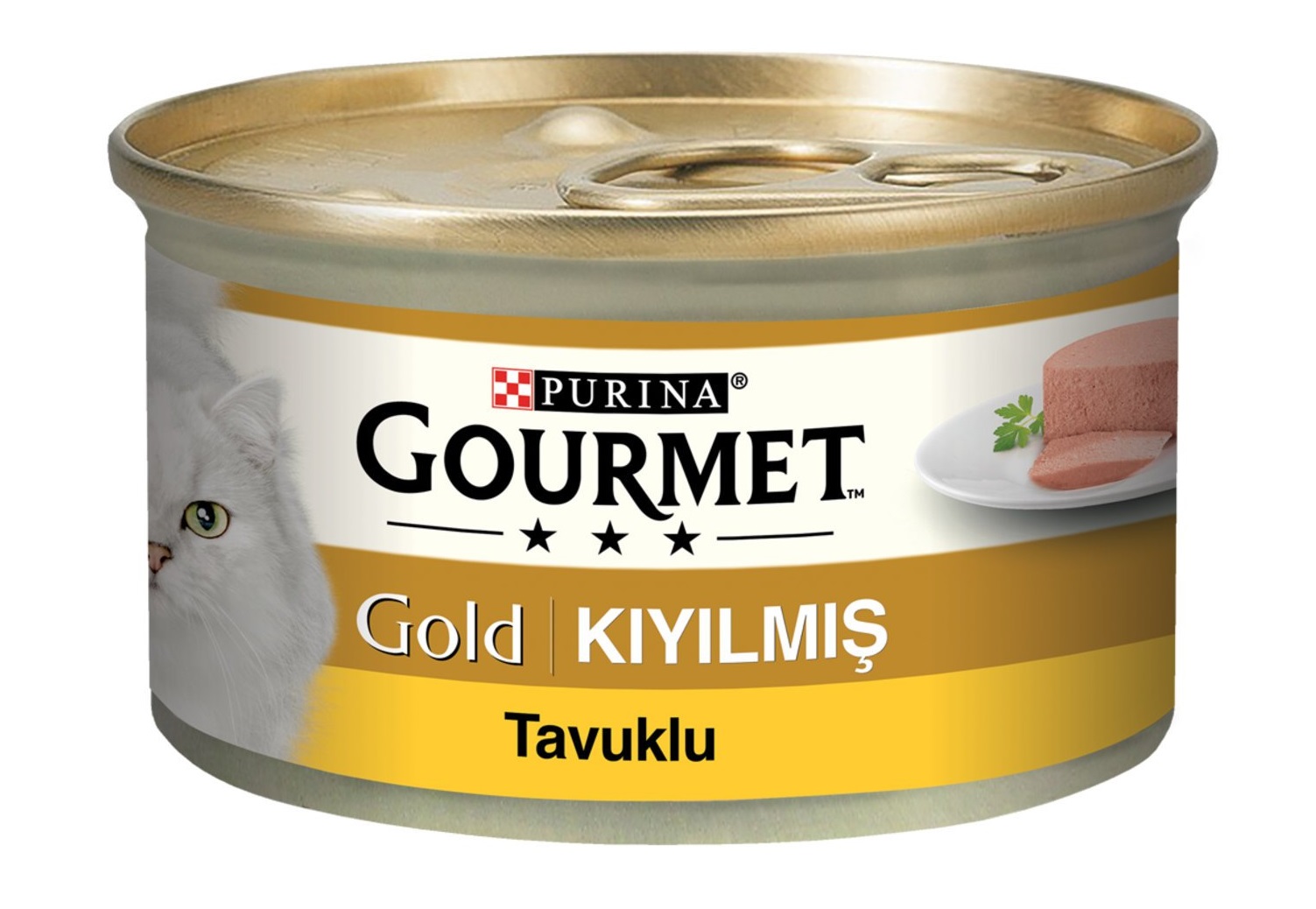 Gourmet%20Gold%20Kıyılmış%20Tavuklu%20Yaş%20Kedi%20Maması%2085g%20Konserve